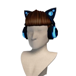 Cyber Kitty Headphones - Ocean
