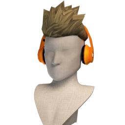 The Kyle with Pulse Headphones - Orange