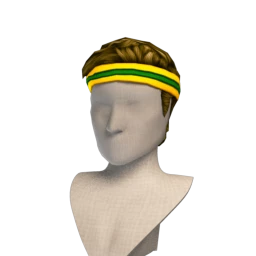 Retro Fitness Sweatband Hairstyle - Maple