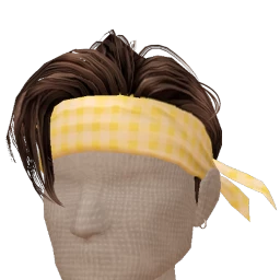 The Rafa - Yellow Gingham Bandana