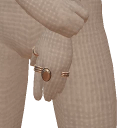 Bijouterie Silver Metal Ring Set