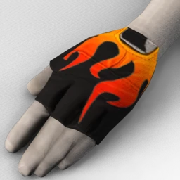 Biker Gang Flame Gloves 