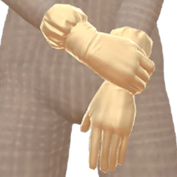 Cloud Nine Soft Yellow Satin Elegance Gloves