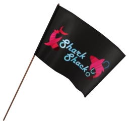 Shark Shack Hand Flag