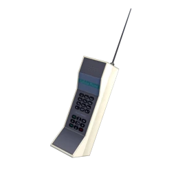Chunky Retro Phone (Cream)