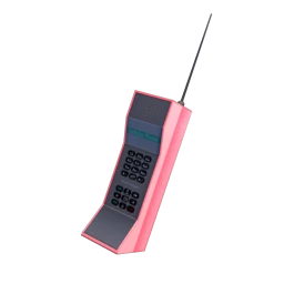 Chunky Retro Phone (Pink)