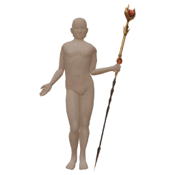 Cosmos Warrior Prince Tall Staff