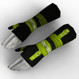 Cybergoth Buckle Gloves 