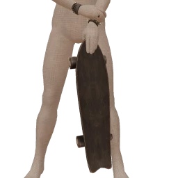 Delirious Black Skateboard And Spike Bracelets