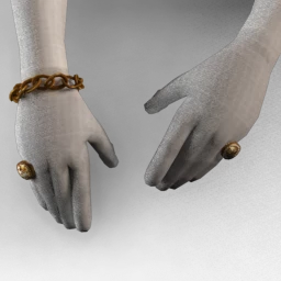 Heavy Gold Curb Bracelet