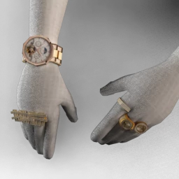 Fully Iced Gold Rings and Watch