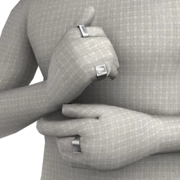 Drop Science Straight Edge Ring Set