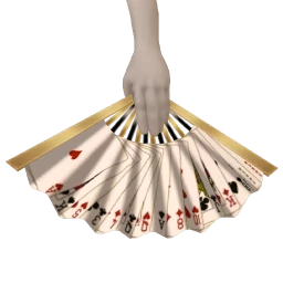 Elska Hidden Treachery Hand Fan