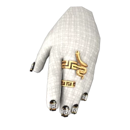 Flawless Shining Labyrinth Ring and Nails Set