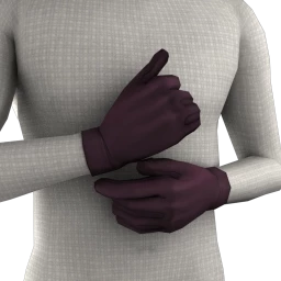 Foal Simple Gloves (Red)