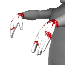 Cosmos Red Handed Gloves