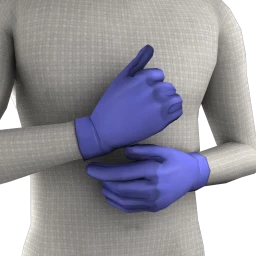 Foal Simple Gloves (Purple)