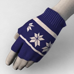 Frosty Fingerless Gloves