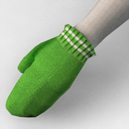 Forest Knitted Mittens