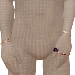 Cloud Nine Purple Diamond Silver Bracelet And Rings