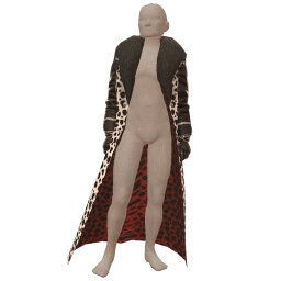 Ikon Elite Black Leather Dalmatian Coat