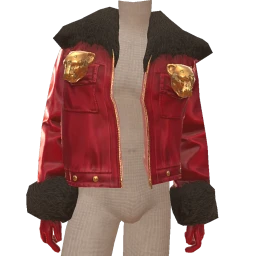 Ikon Elite Scarlet Beast Fur Jacket