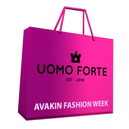 Fashion Week Shopping Bag - Uomo Forte (Pink)