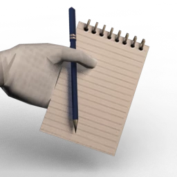 Kathy's Notebook And Pen