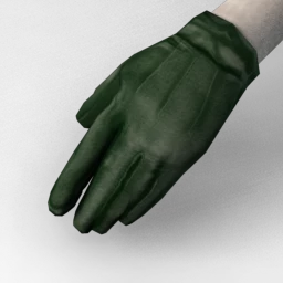 Leather Gloves (for Male) - Green