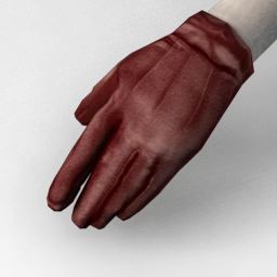 Leather Gloves (for Male) - Red