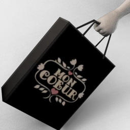 Mon Coeur Shopping Bag