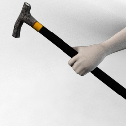 Mon Coeur Dapper Cane - Silver