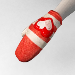 Love Heart Mittens (for Male)
