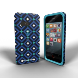 CandyShell Inked Case - Bluegio