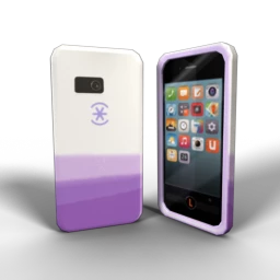 CandyShell Inked Case - Color Dip Purple