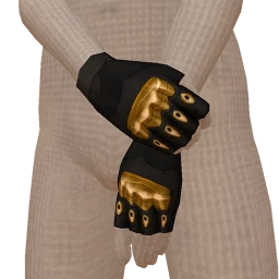Delirious Gold Street Style Gloves