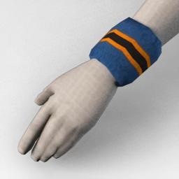 Retro Fitness Armband - Blue