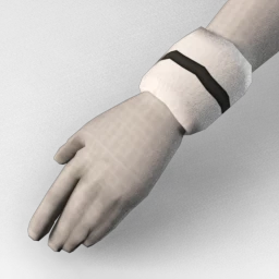 Retro Fitness Armband - White