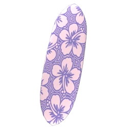 Mahiki Flower & Waves Surfboard