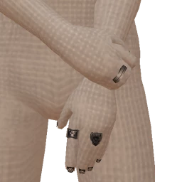 Delirious Paw Print Jewellery With Black Nail Art