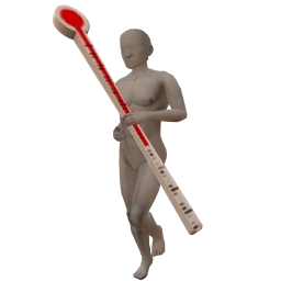 Yume You Give Me Fever Ride On Thermometer