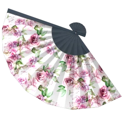 Floral Hand Fan