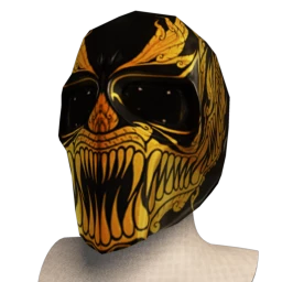 Bone Cult Mask - Blackout