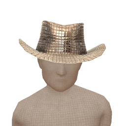 Cloud Nine Gold Disco Cowboy Hat