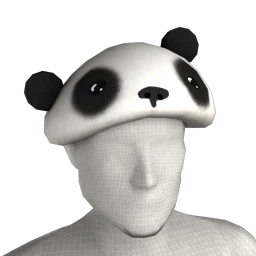 Yume Panda Head Hat