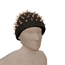 Delirious Black Spike Beanie