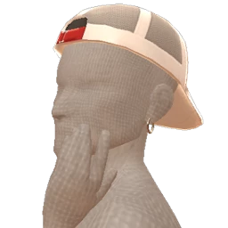 Drop Science White Mesh Plastic Backwards Cap