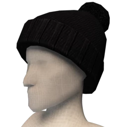 Foal Sightseer Black Pom Pom Beanie
