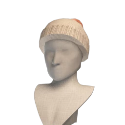 Vanilla Éclair Pompom Beanie