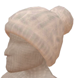 Foal White Chunky Knit Bobble Beanie